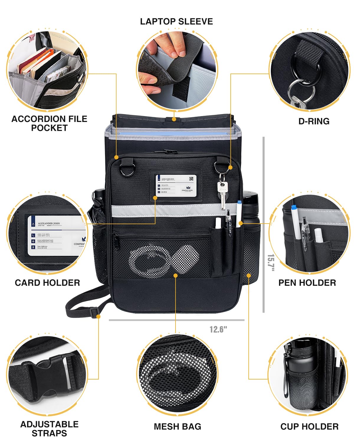 Drsvabze laptop sleeve up to 15.6 inches protects devices during commutes.
