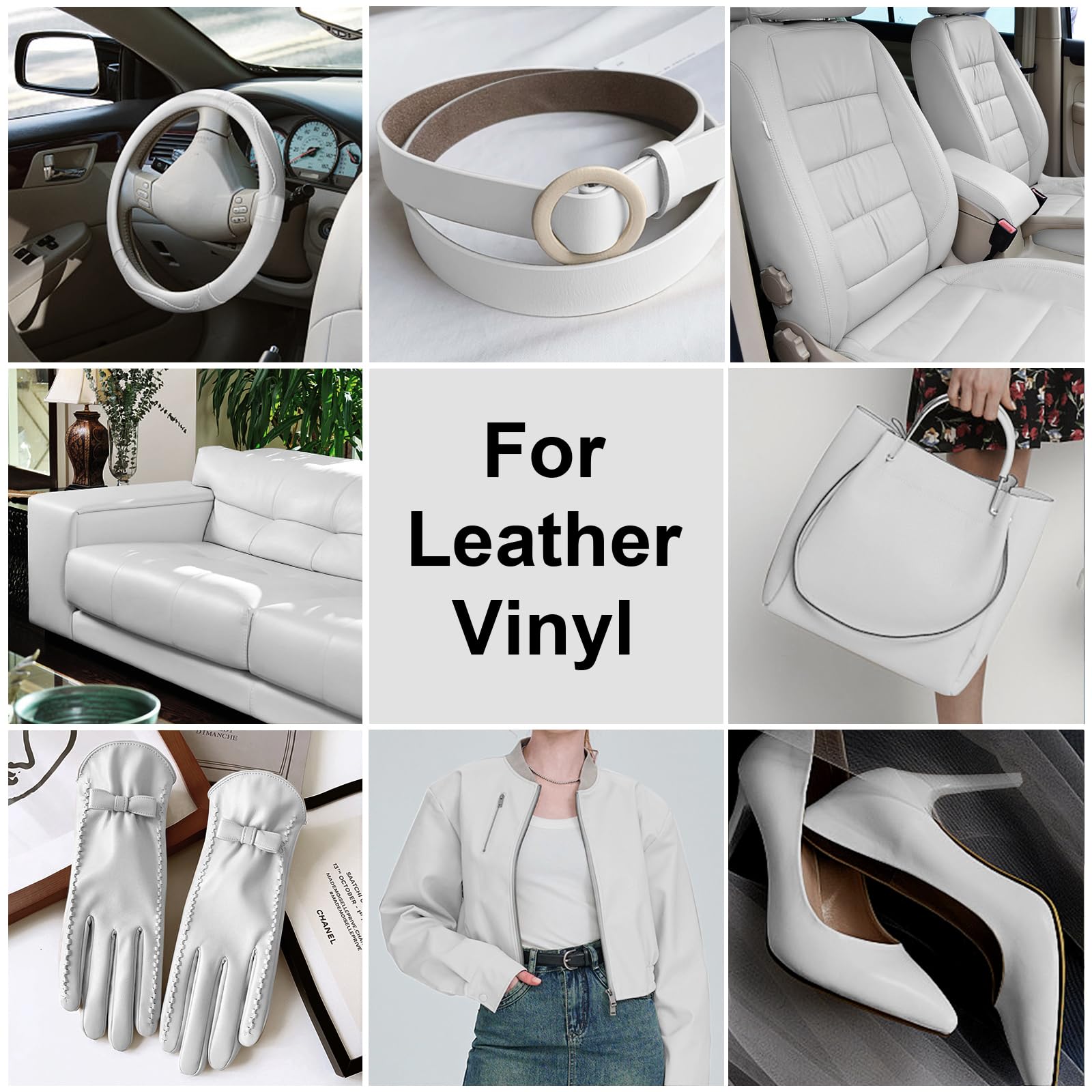 buffer pad for a polished, even finish on leather