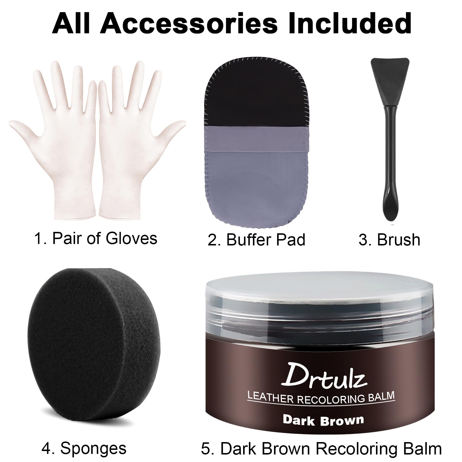 Drtulz leather renewal finish shoes and bags shows versatile upkeep on wear items.