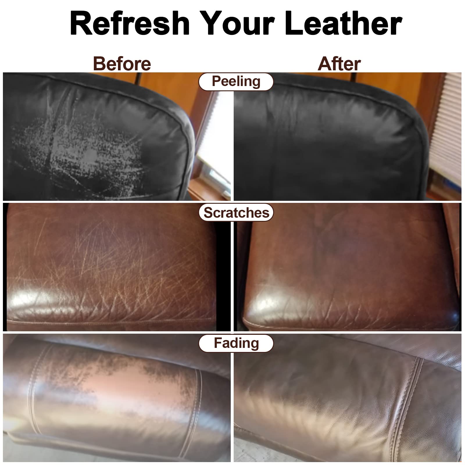 drtulz Leather Repair Kit for automotive interiors in action