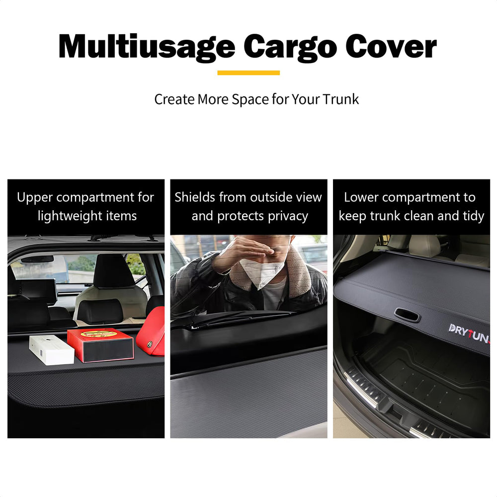Drytuns aluminum-carbon-fiber trunk lid adds durability and a sporty look to the CR-V.
