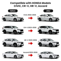 Drytuns door handle cover for Accord front-left guards wear on daily drives.