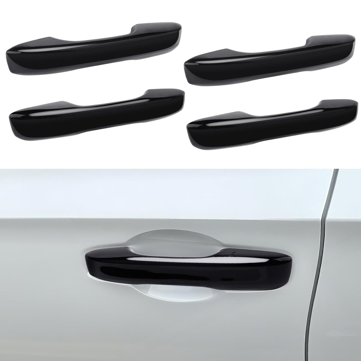 Drytuns door handle cover on CR-V front-left protects from scratches.