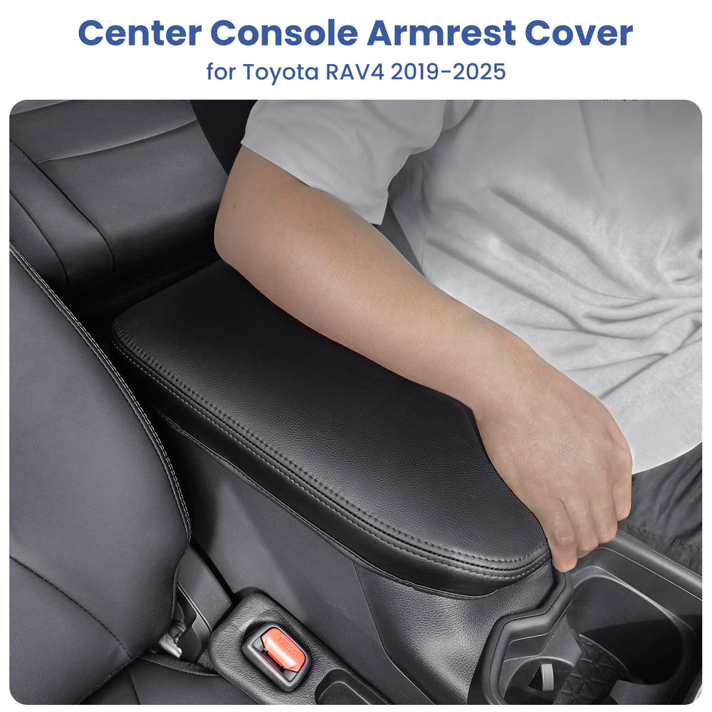 Drytuns RAV4 center console cover foam padding adds soft comfort.
