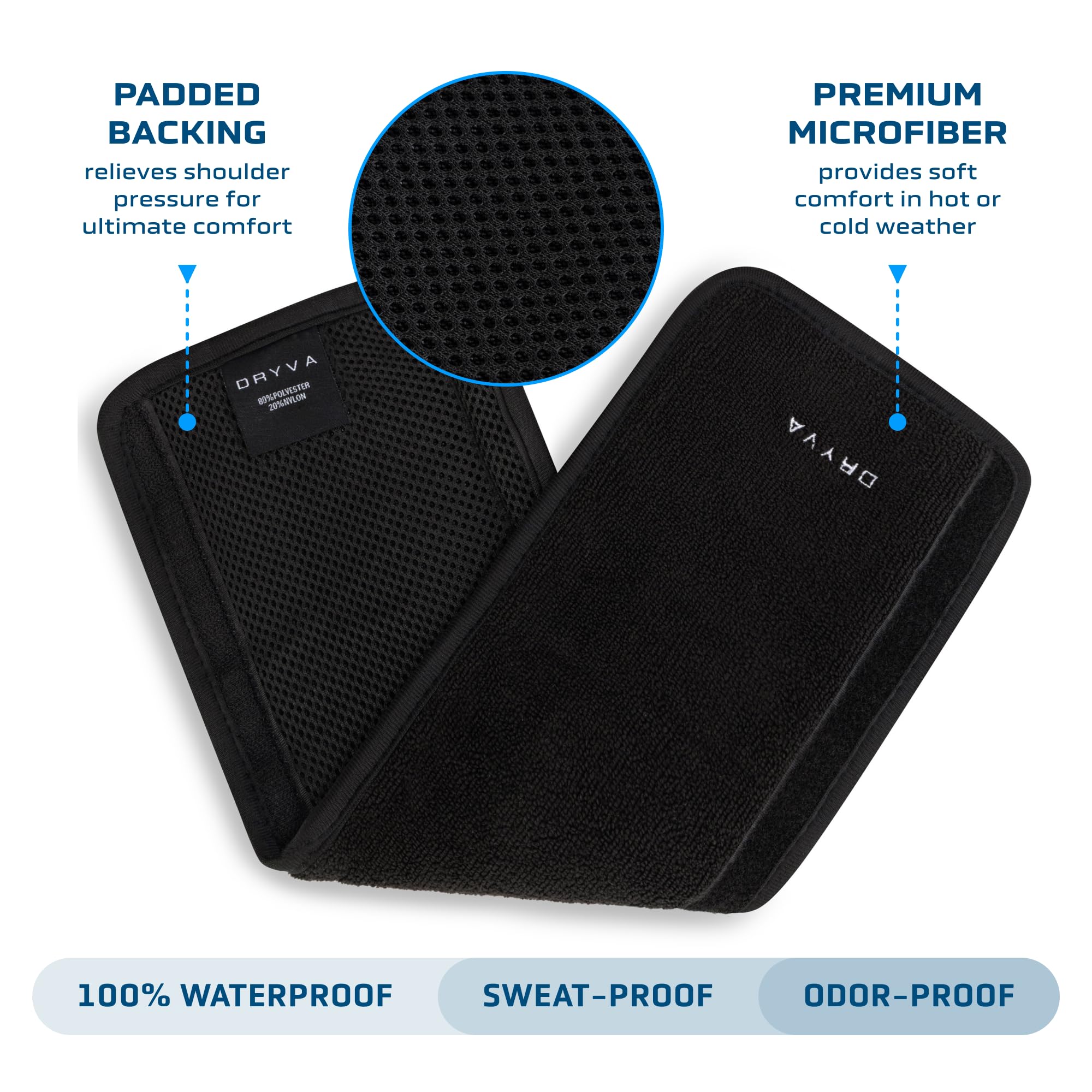 Dryva Seat Belt Cover machine washable for easy refresh between trips.