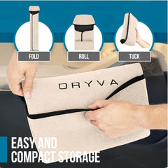 DryvaSeat machine washable for quick cleanup after life on the go