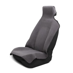 DryvaSeat waterproof protection on car seat guarding against sweat and spills during workouts