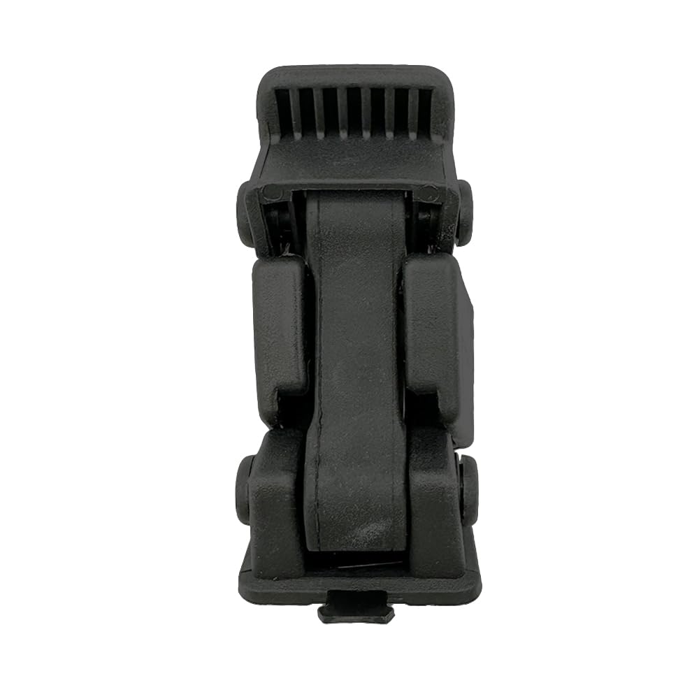 DSkoiph hood latch with bracket, side view showing bracket integration