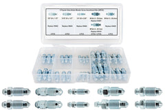 Dsnaduo bleeder valve kit with 3/8-24 screws for brake bleeding tasks.