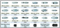 DSNADUO brake screws collection for sizes M7 to M10, versatile compatibility