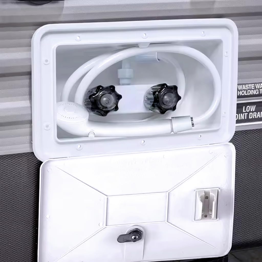 DSRTLP installation steps showcase quick wall mounting for campers.