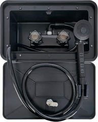 DSRTLP exterior shower box with lockable housing for outdoor cleaning