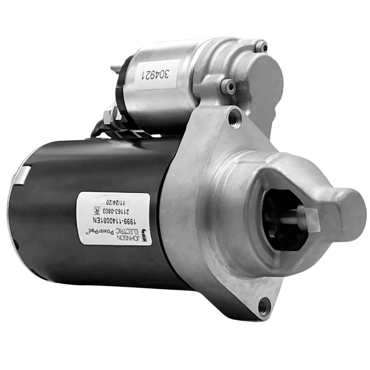 DSS Auto Parts Kawasaki starter close-up showing durable housing for reliable starts.