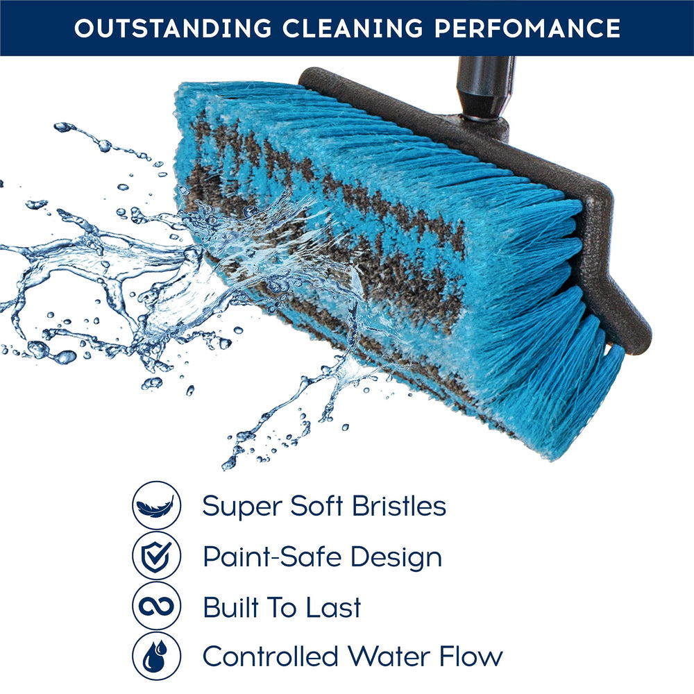 DSV Standard 50-inch aluminum rod provides rigid support during cleaning