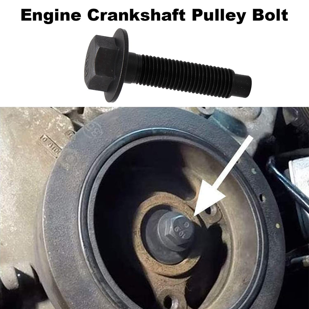 Dsxulxn bolt is threaded into the crankshaft for straightforward installation.