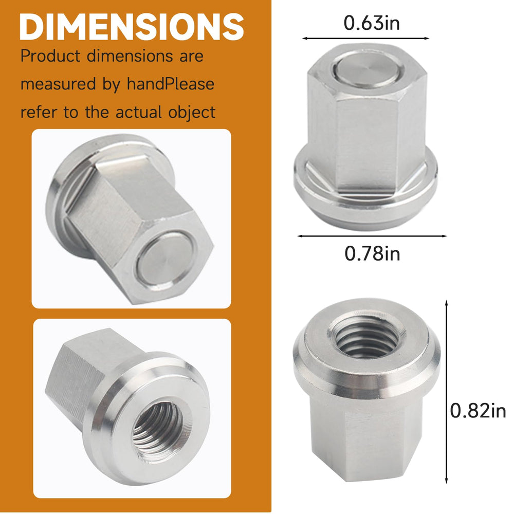 Dsyboko stainless steel 3/8-inch stud nut delivering durable corrosion resistance.