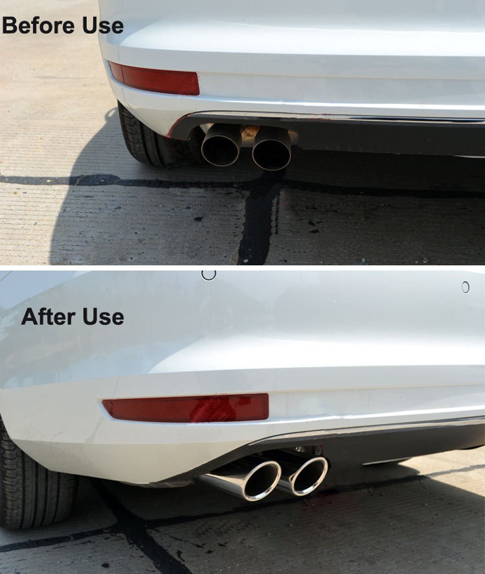 Dsycar exhaust tips installation made easy with no drilling or welding.