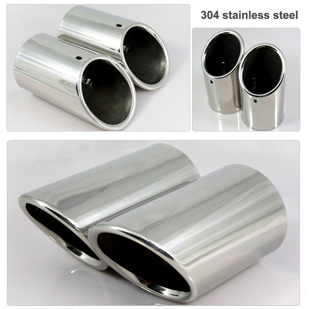 Dsycar Polo exhaust tips provide a subtle upgrade with stainless steel.