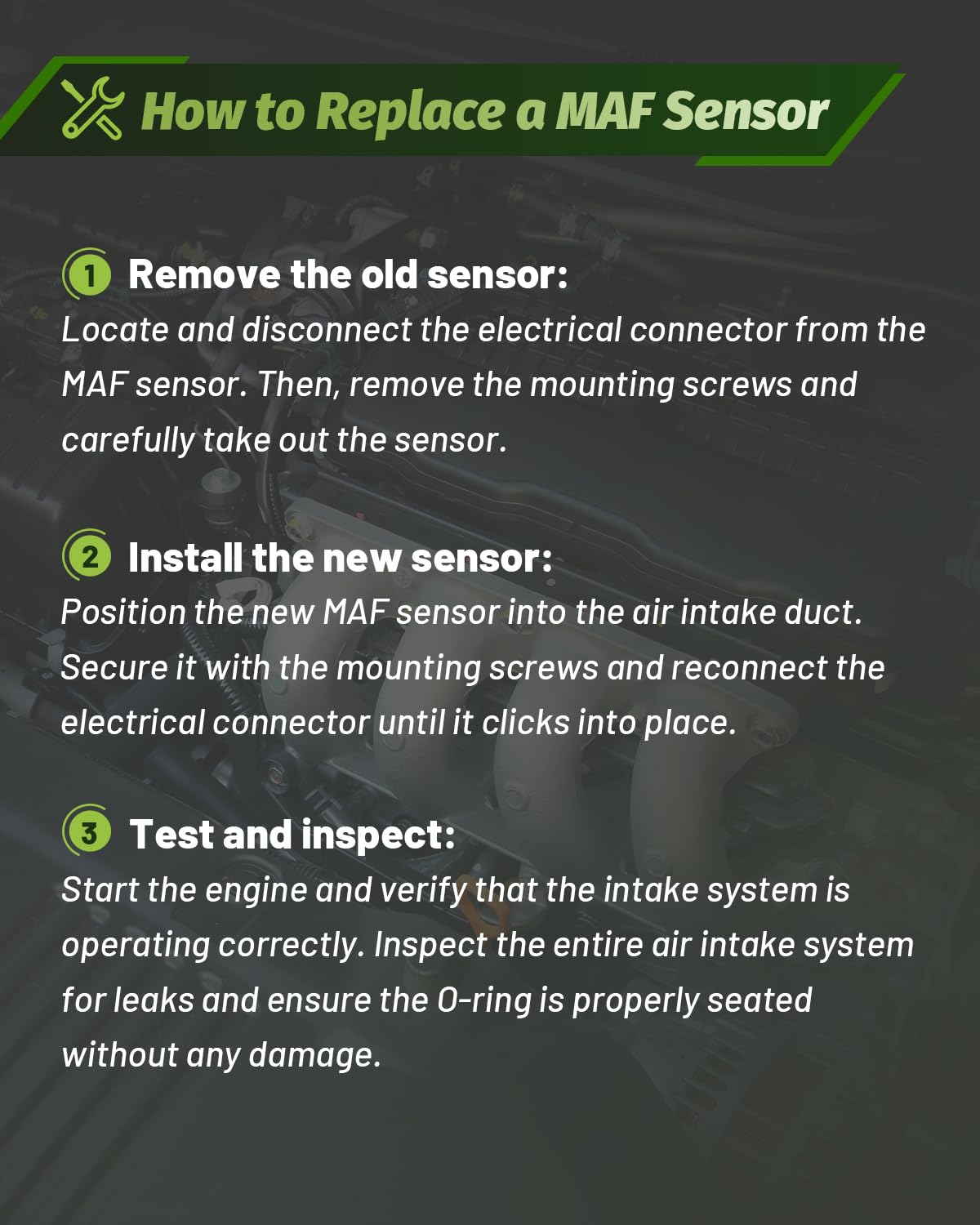 DTMAP MAF sensor ECU compatibility during installation.