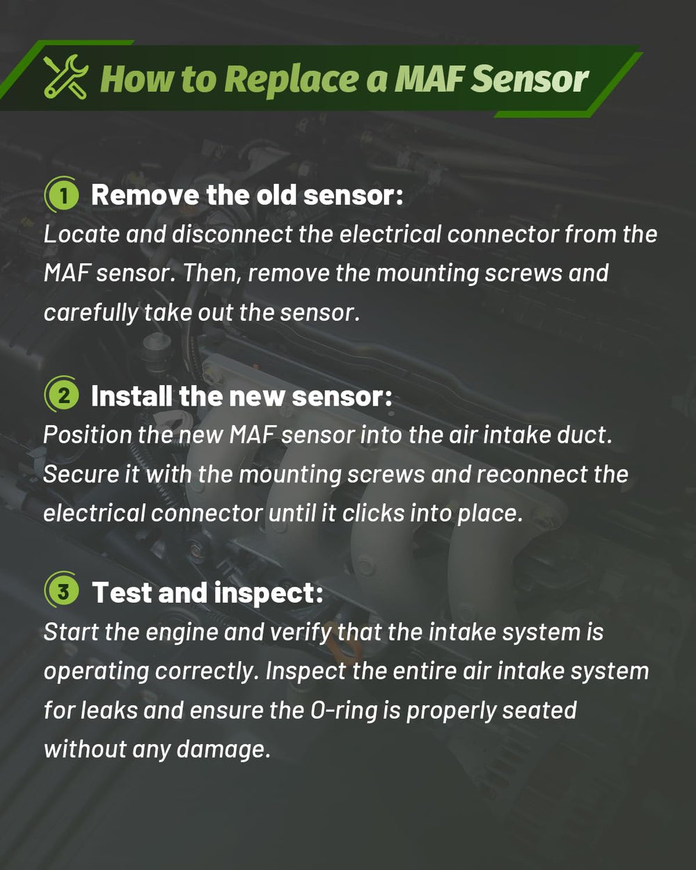 DTMAP MAF sensor ECU compatibility during installation.