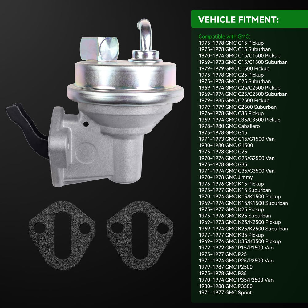 DTMAP factory-tested fuel pump supports reliable performance in restoration or daily driving.