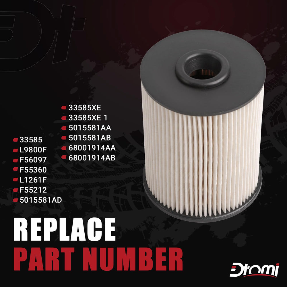 Dtomi 59 Cummins fuel-filter for Ram 4000 — durable housing for heavy use