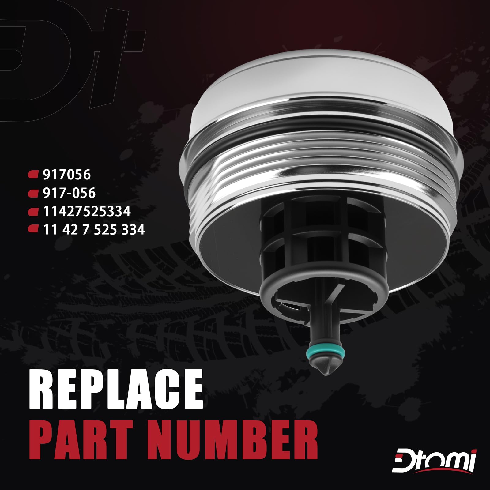 Dtomi cover cap closeup showing precision threading and corrosion-resistant aluminium finish