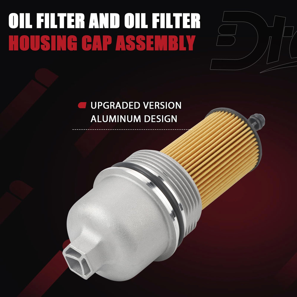 Dtomi aluminum cap emphasizes durable construction for long-lasting service.