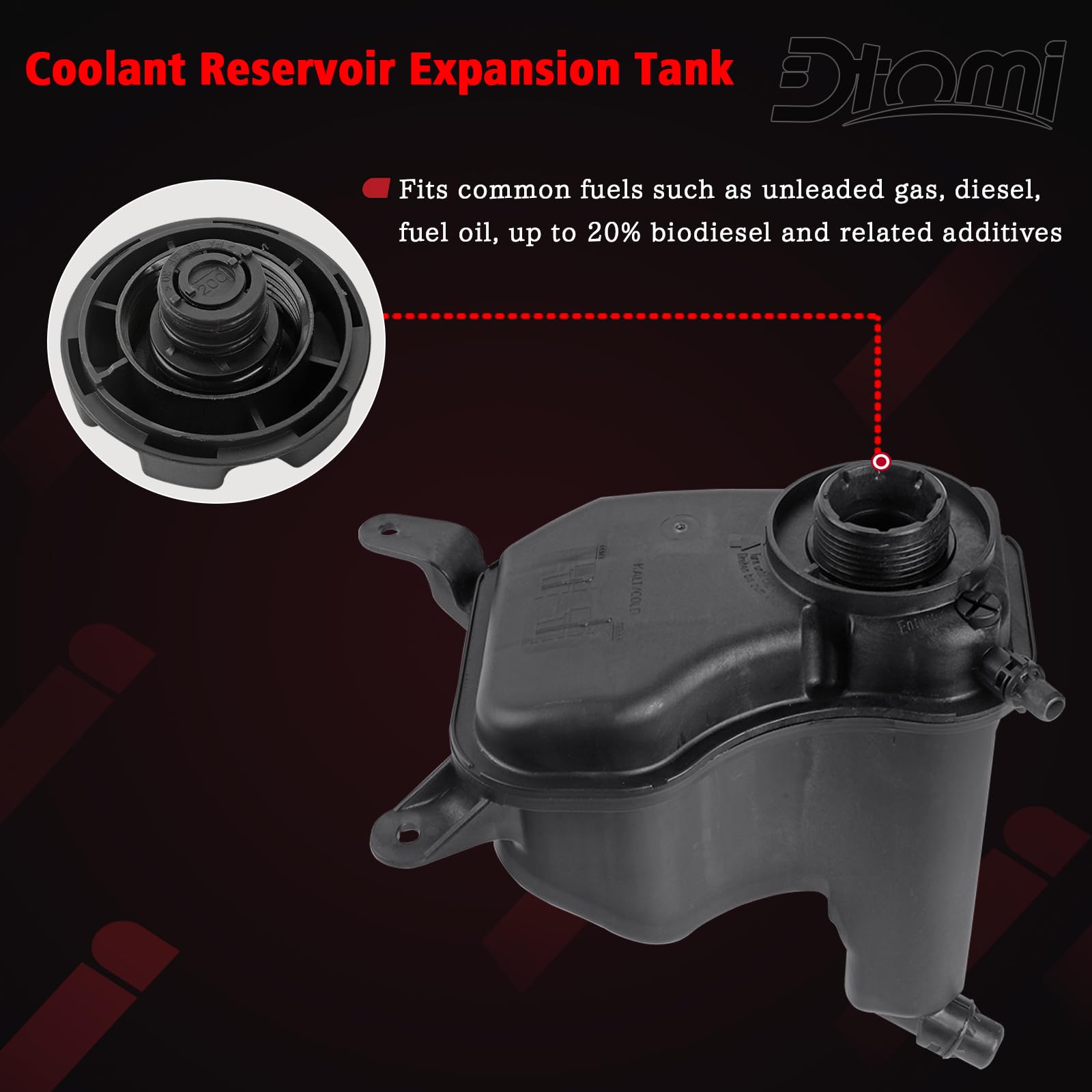 Dtomi brand new coolant reservoir kit ready for installation
