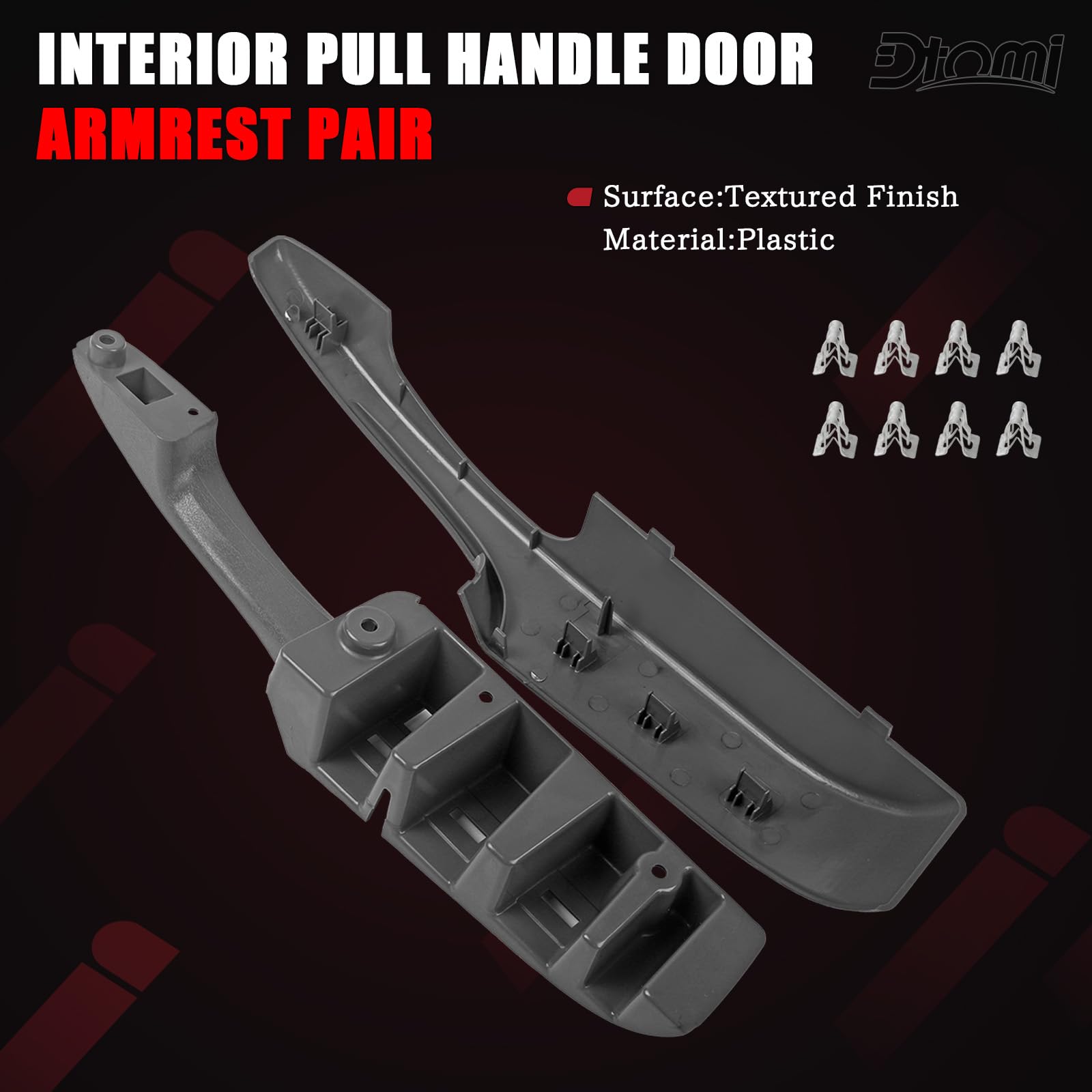 Dtomi interior pull handle pair ideal for van maintenance and upgrades.