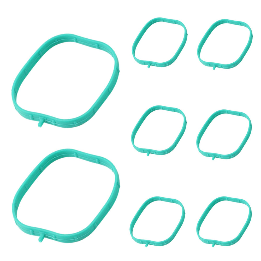 Dtomi 8-piece intake gasket kit close-up showing silicone seal for leak prevention