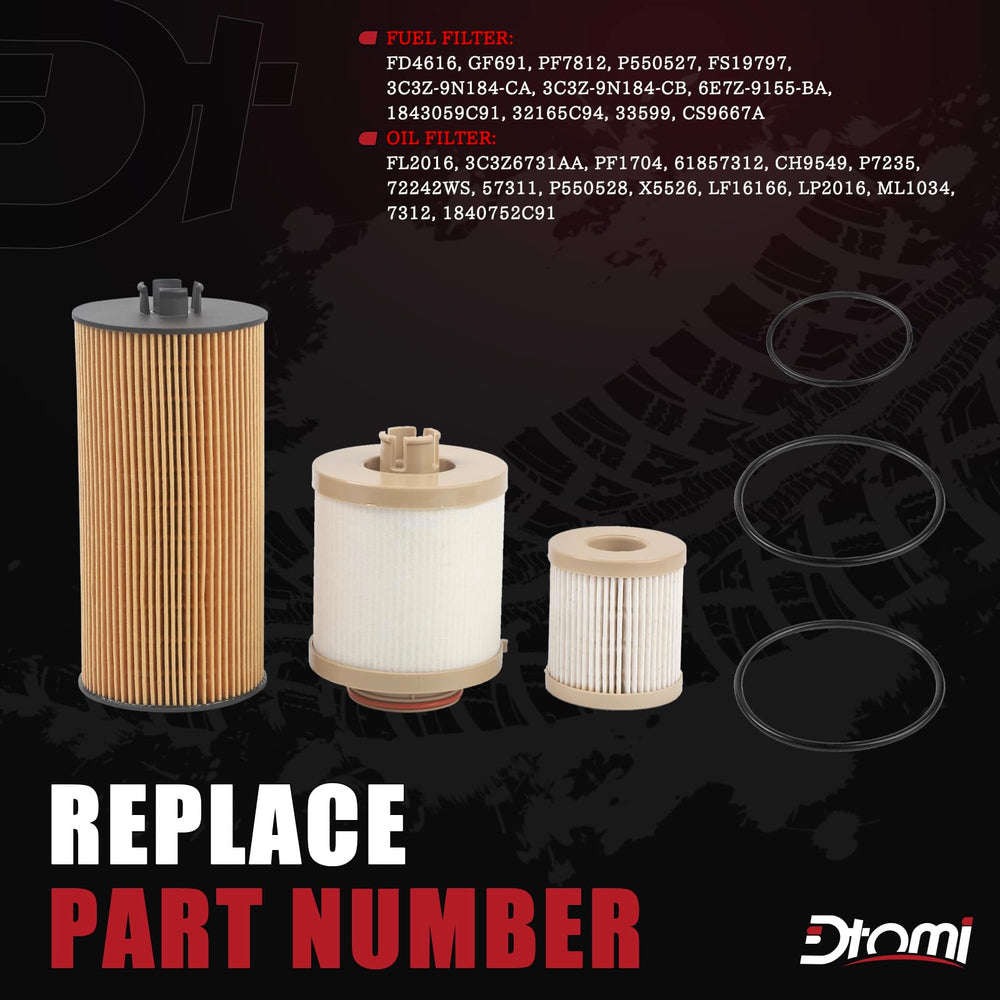 Dtomi FL2016 oil filter close-up emphasizing clean lubrication.