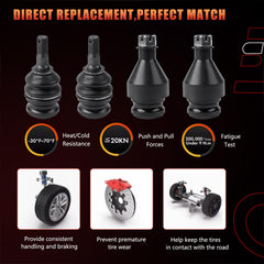 Dtomi front lower ball joint for Legacy supports smooth steering and reduces uneven tire wear