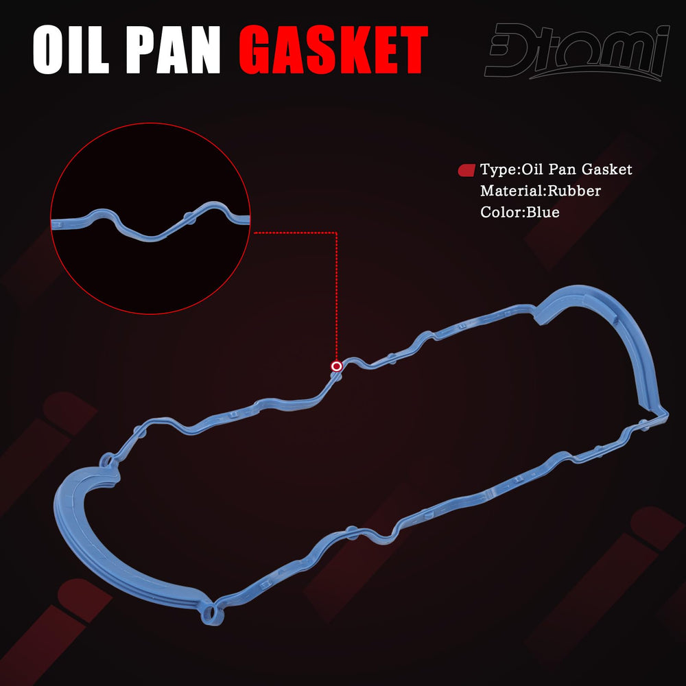 Dtomi oil pan gasket brand-new quality, clear packaging and labeling.