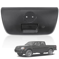 Dtomi tailgate handle with bezel and keyhole for Nissan Frontier, durable exterior replacement.