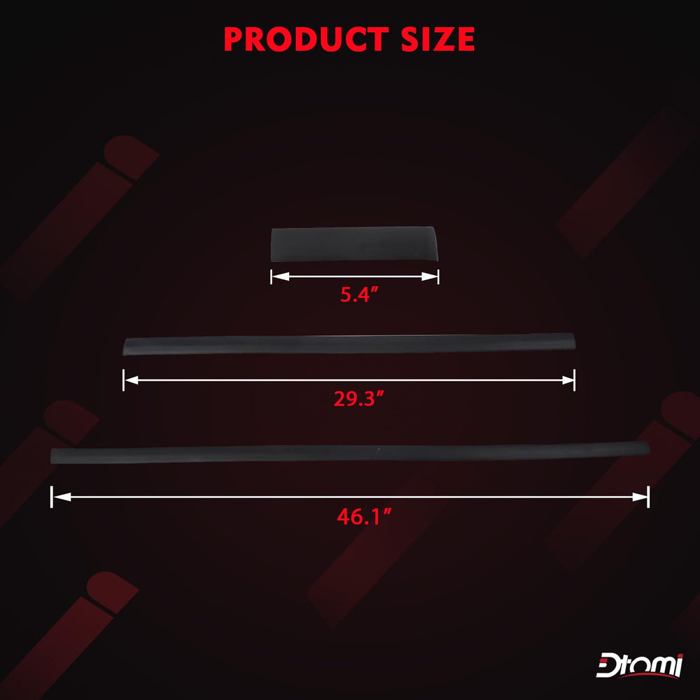 Dtomi packaging image, two-piece trim set ready to install.