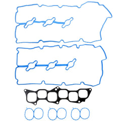 Dtomi valve cover gasket set blue and black close-up showing durable silicone material