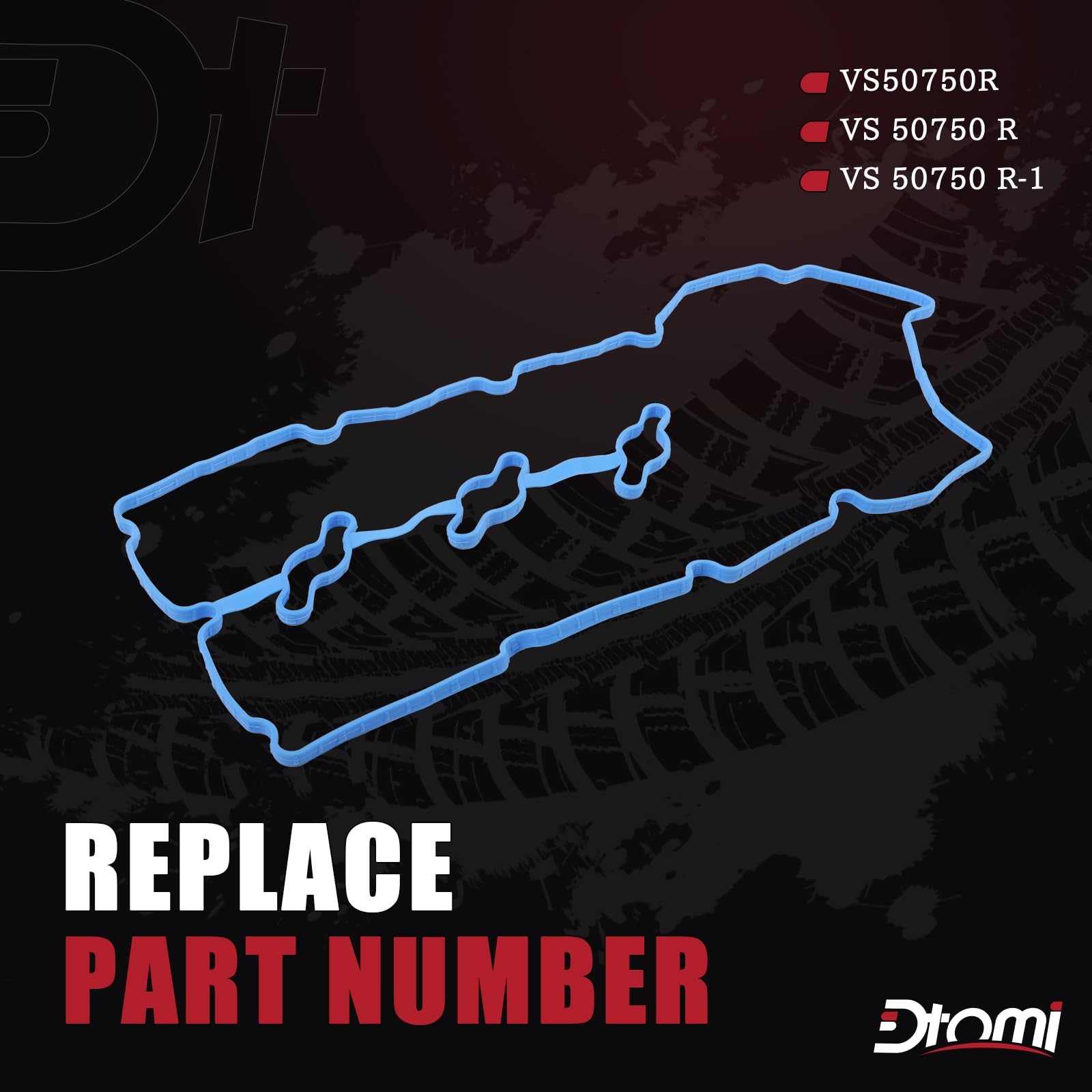 Dtomi valve cover gasket set in packaging ready for installation