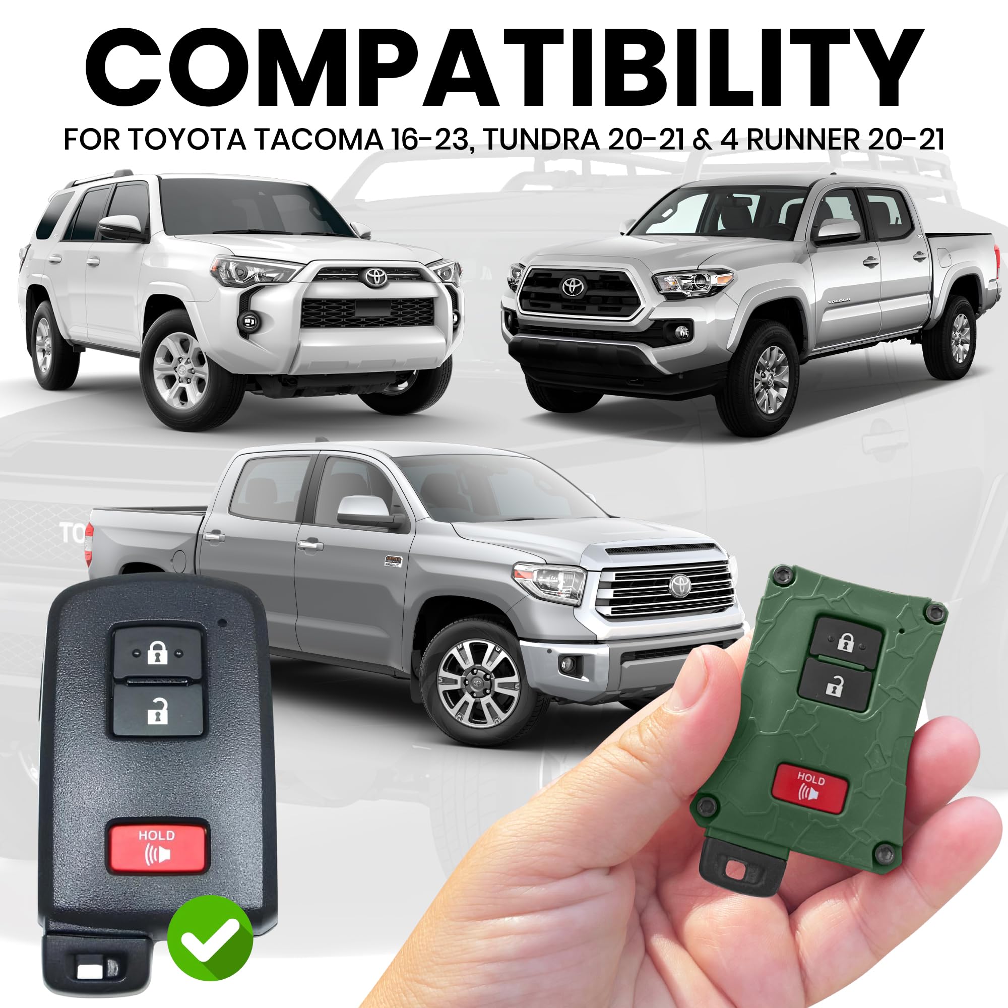 Dubbs Hardware heavy-duty key fob case for 4Runner withstands drops and wear