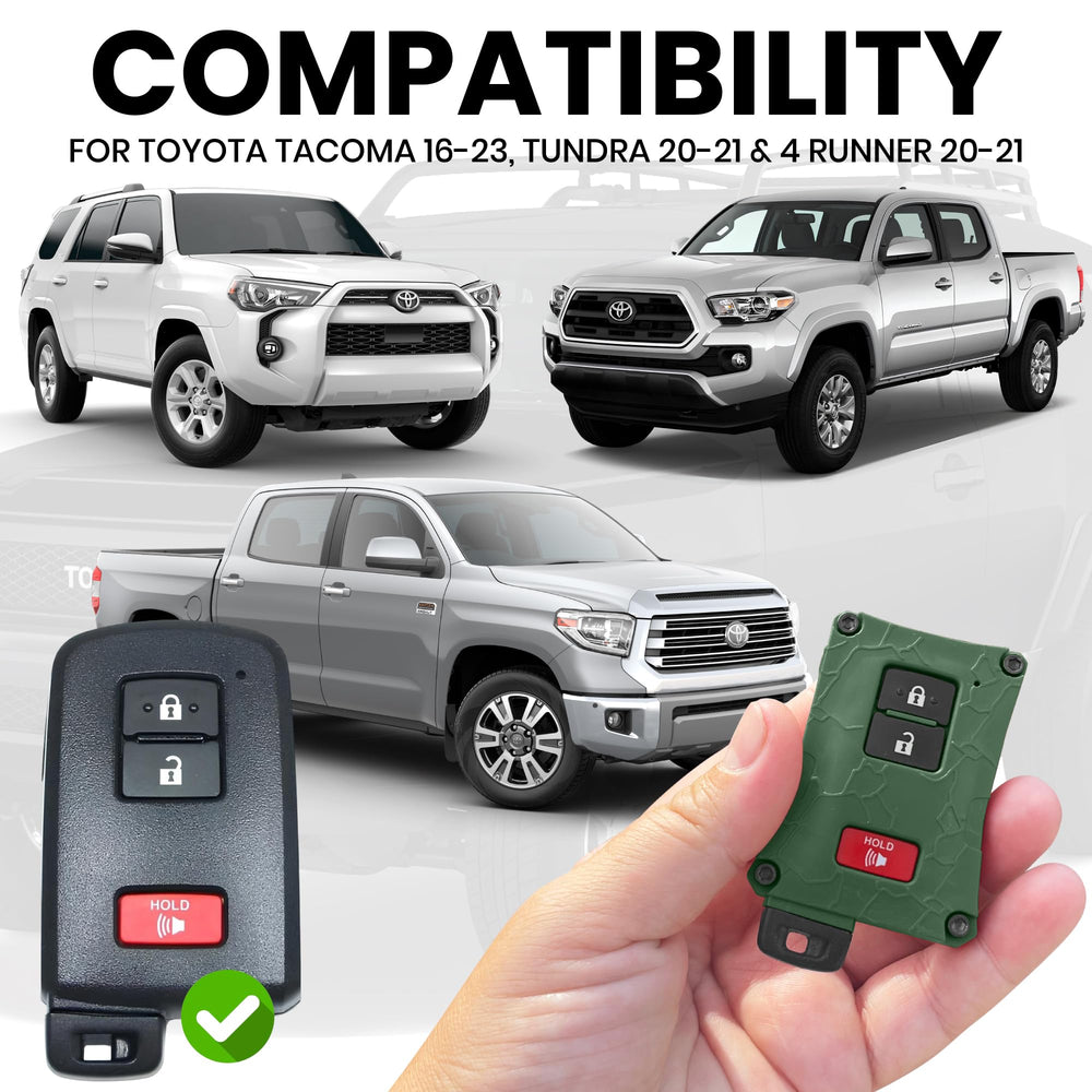 Dubbs Hardware heavy-duty key fob case for 4Runner withstands drops and wear