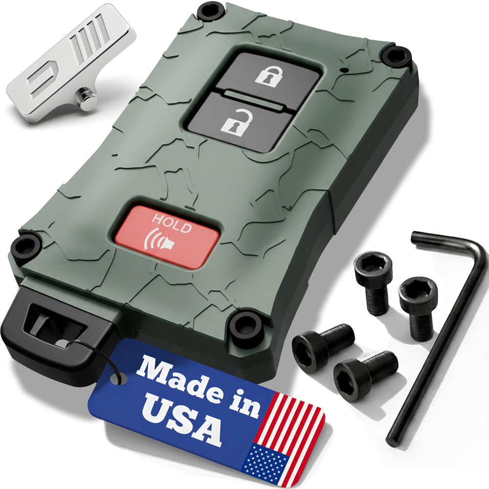 Dubbs Hardware heavy-duty key fob case for Tacoma protects against drops and scratches