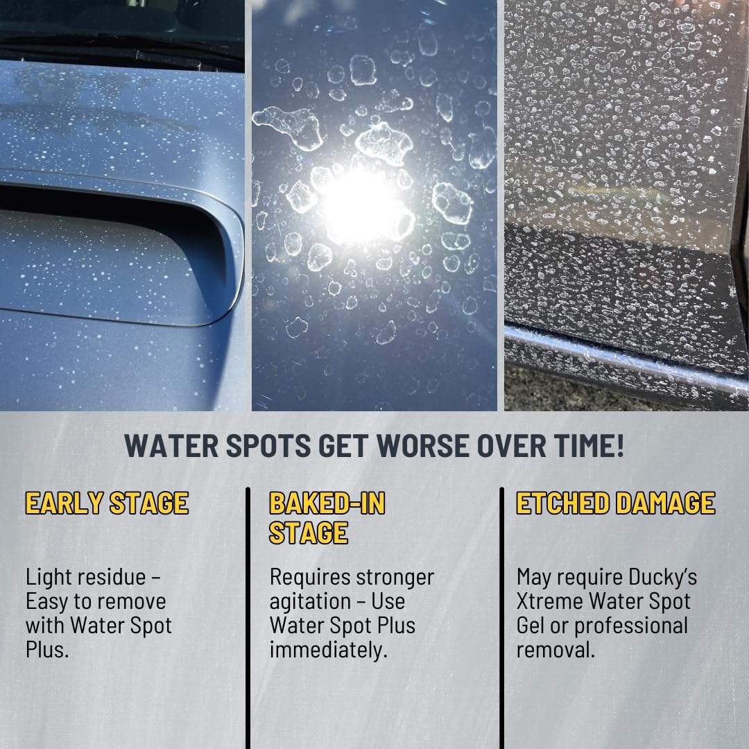 DUCKY PRODUCTS Water Spot Plus delivers a high-gloss detail in one pass