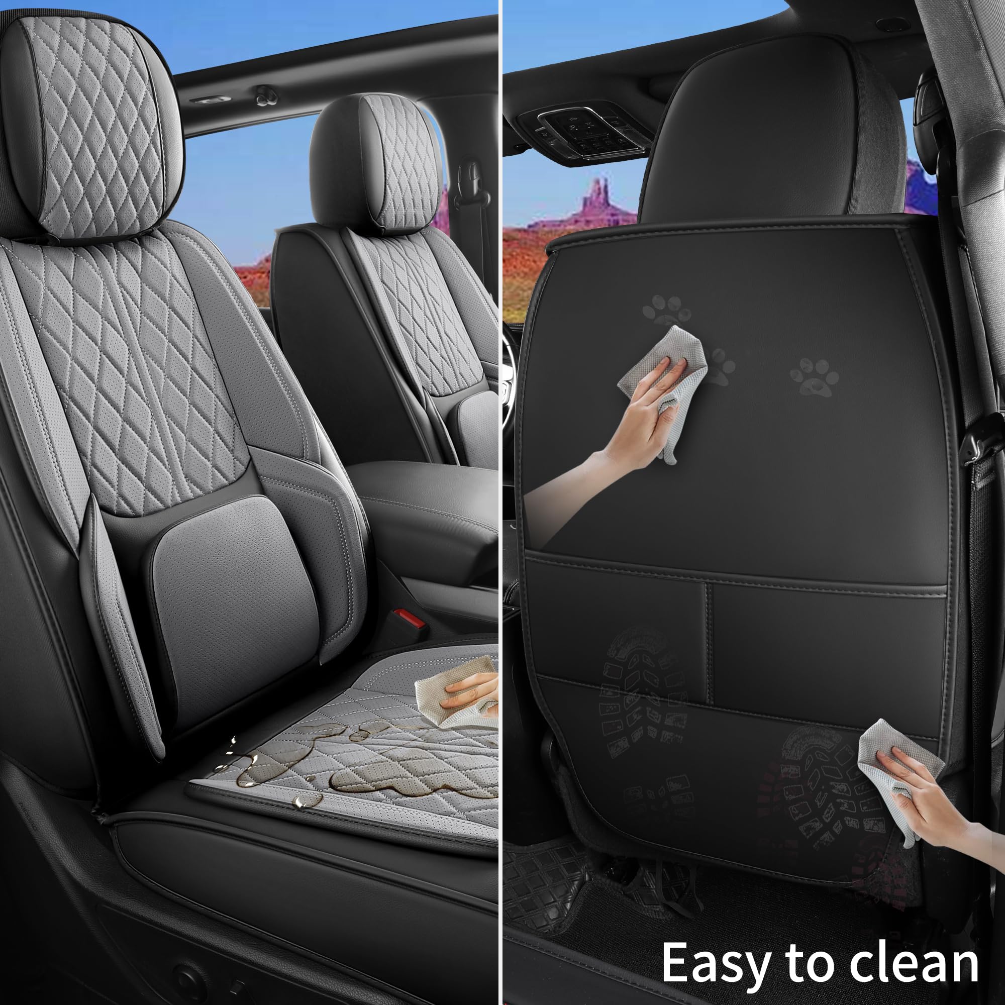 DuDuWang headrest covers included offer versatile styling options.