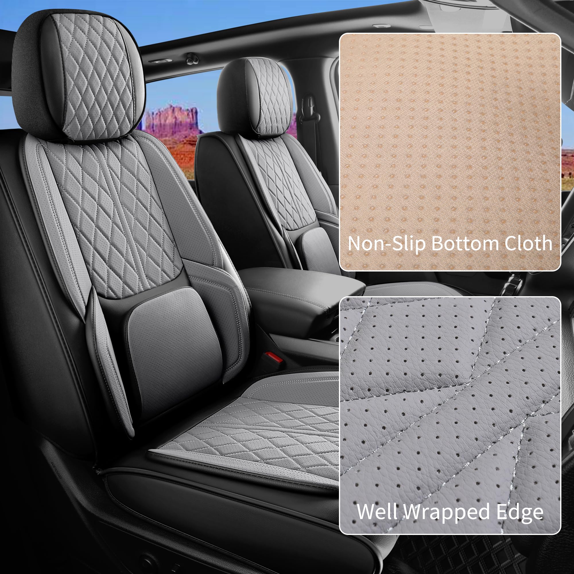 DuDuWang memory-foam lumbar support adds comfort on long drives.