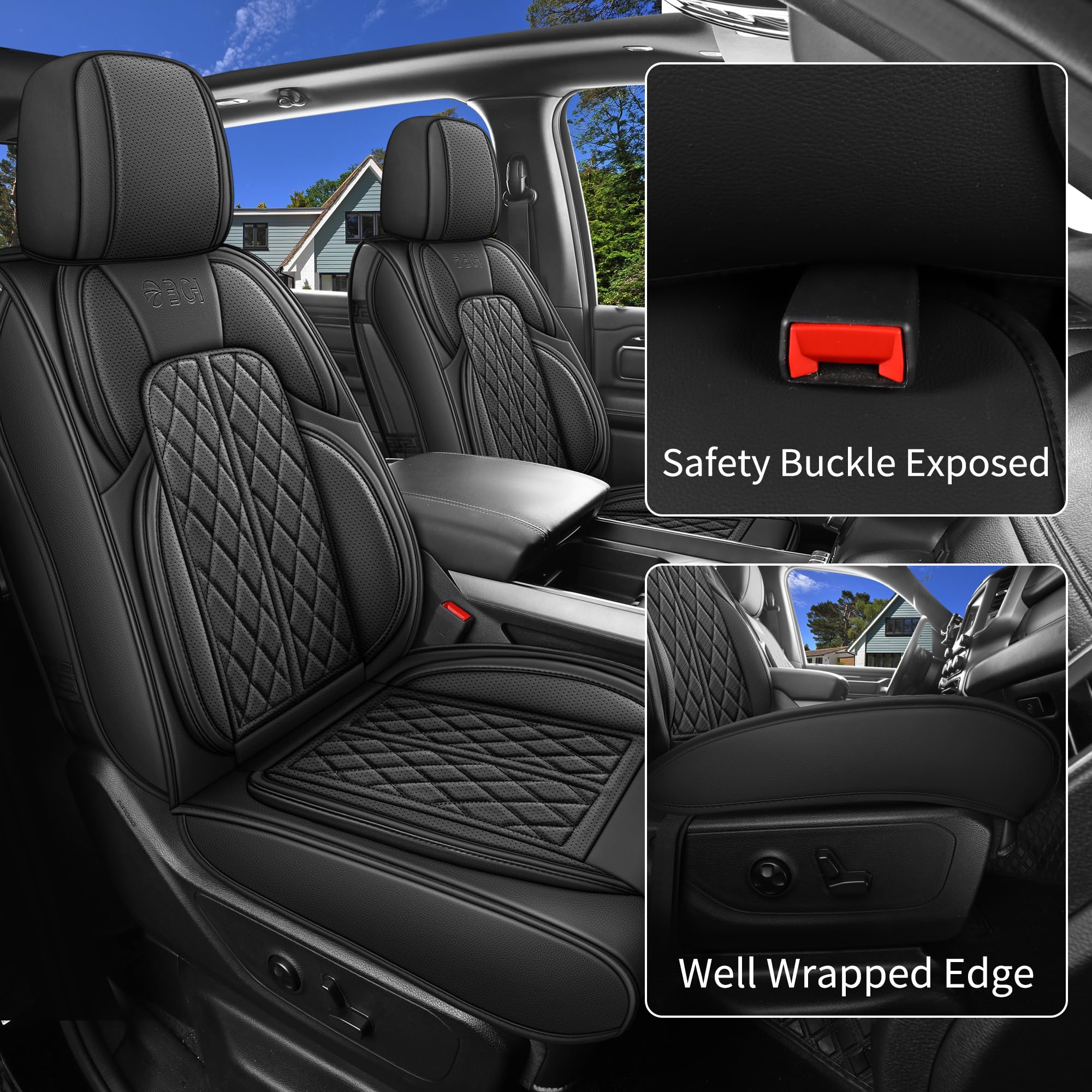 DuDuWang seat cover pet-friendly design protects against dirt and hair.