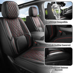 DuDuWang seat cover with memory-foam lumbar support for comfortable long drives