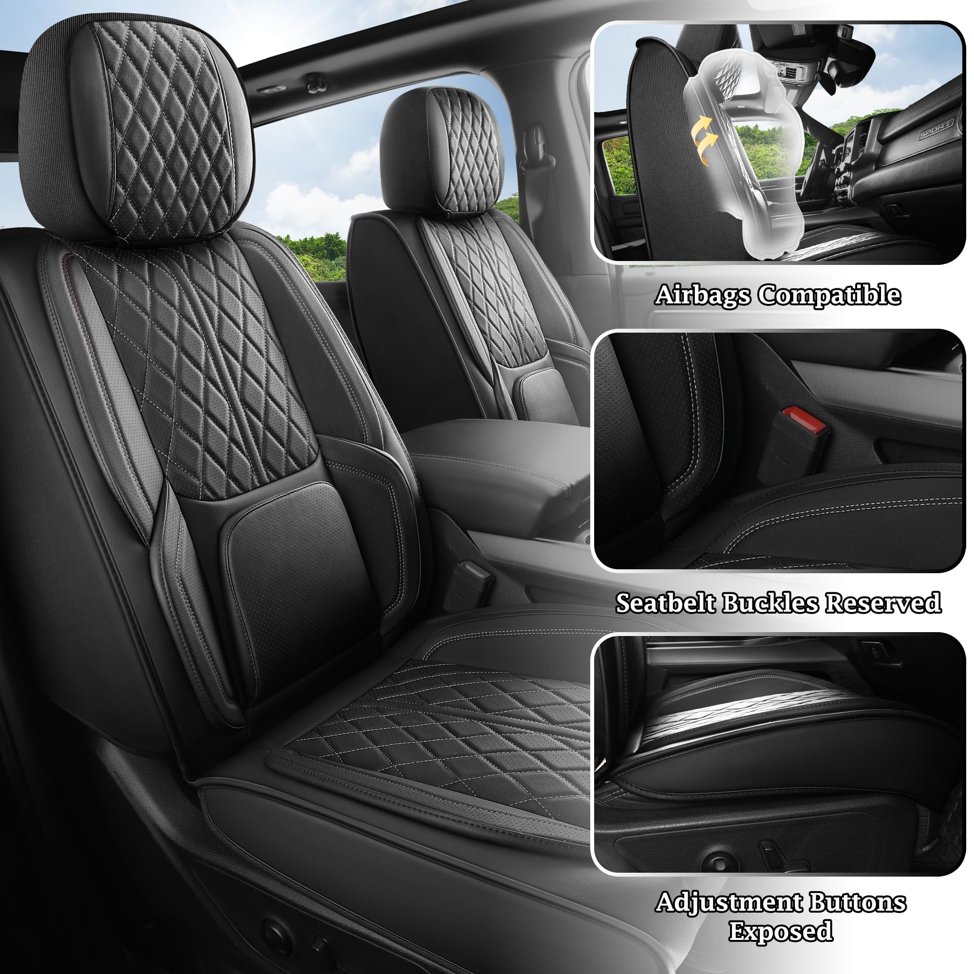 DuDuWang seamless fitment keeps upholstery looking factory-like and tidy.