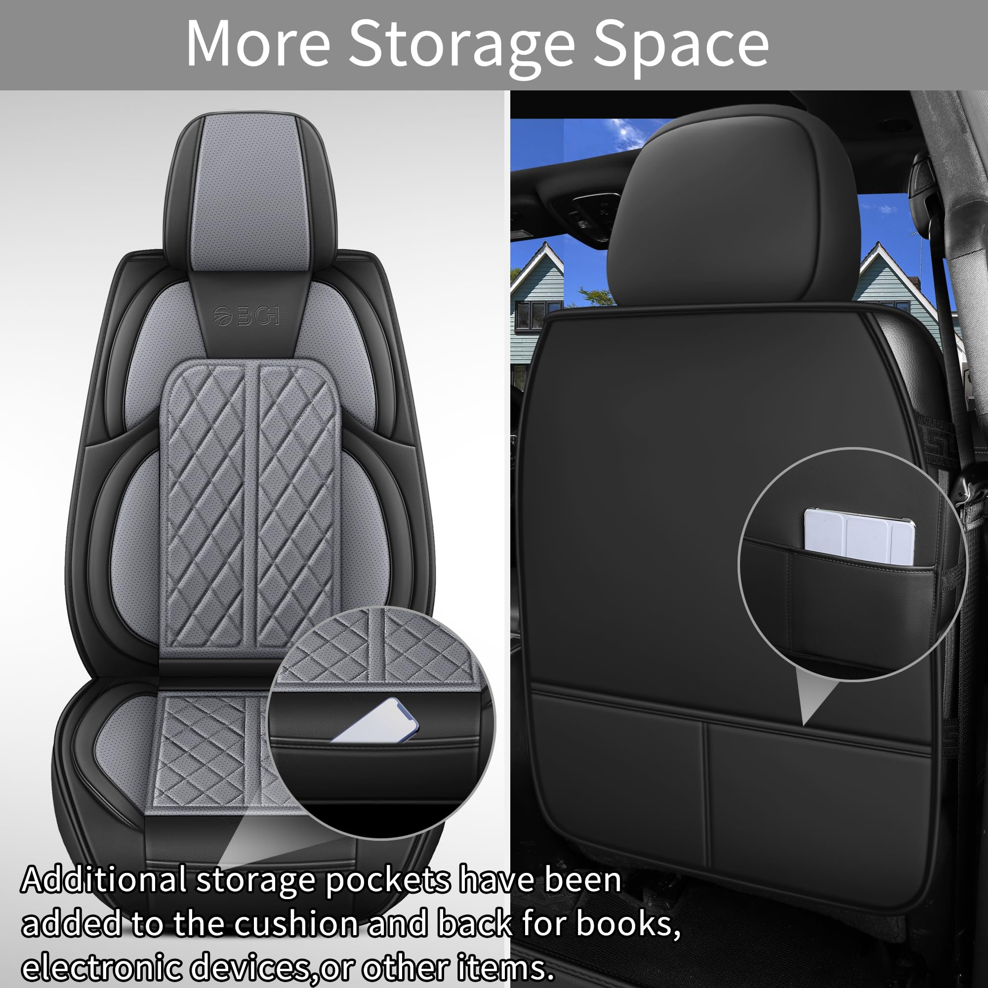 DuDuWang silk smooth material seat cover delivers premium feel