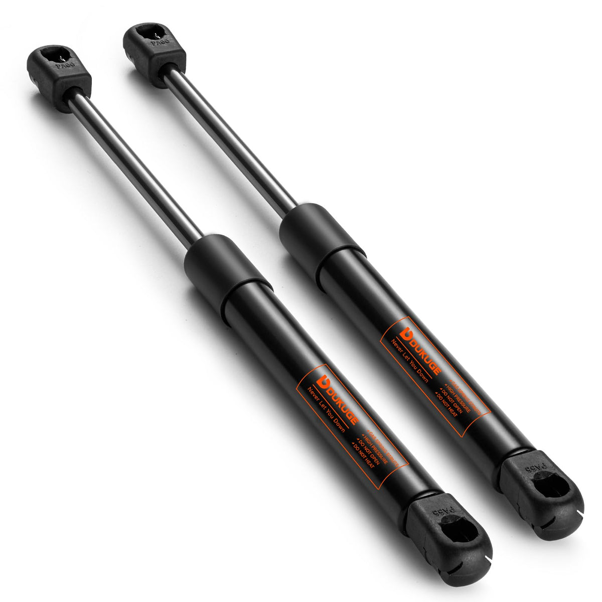 Dukuge 12in 40lb gas strut installed on ARE/SnugTop provides stable lid support