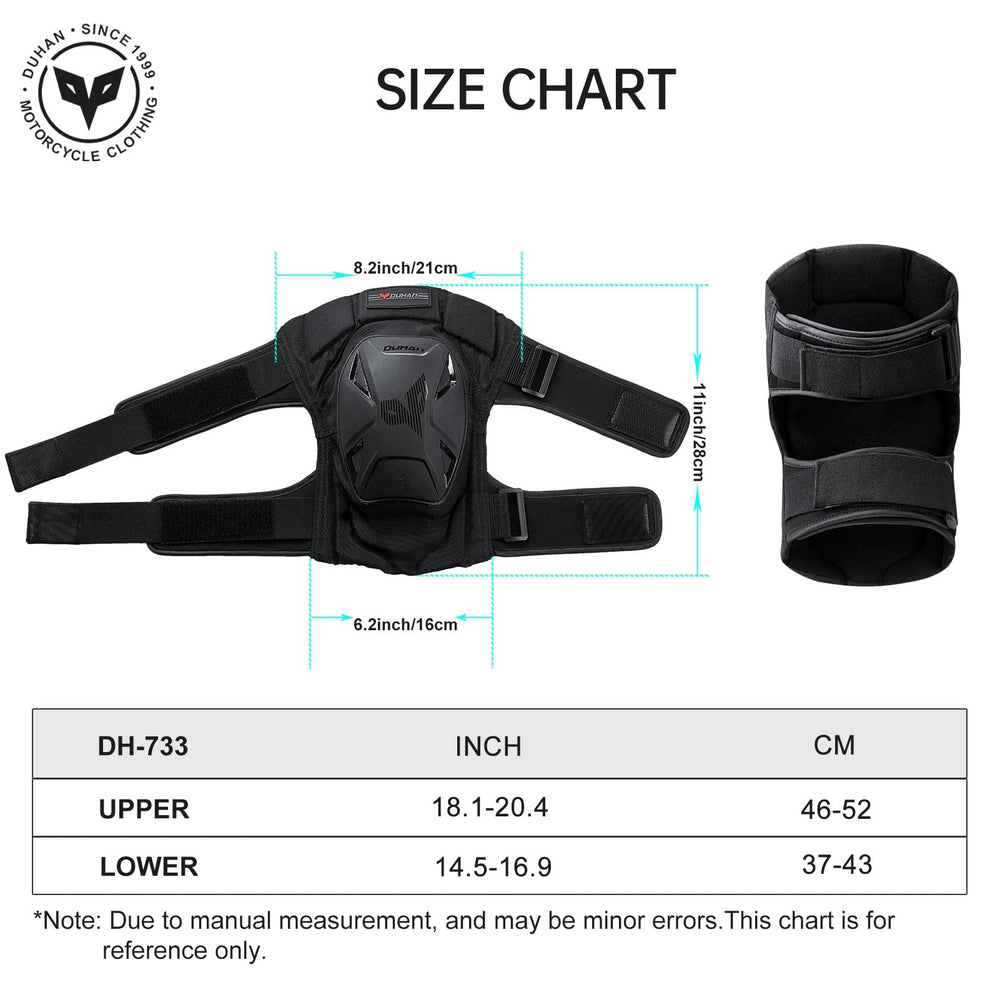 DUHAN knee pads suitable for motocross, MTB, skating and more.
